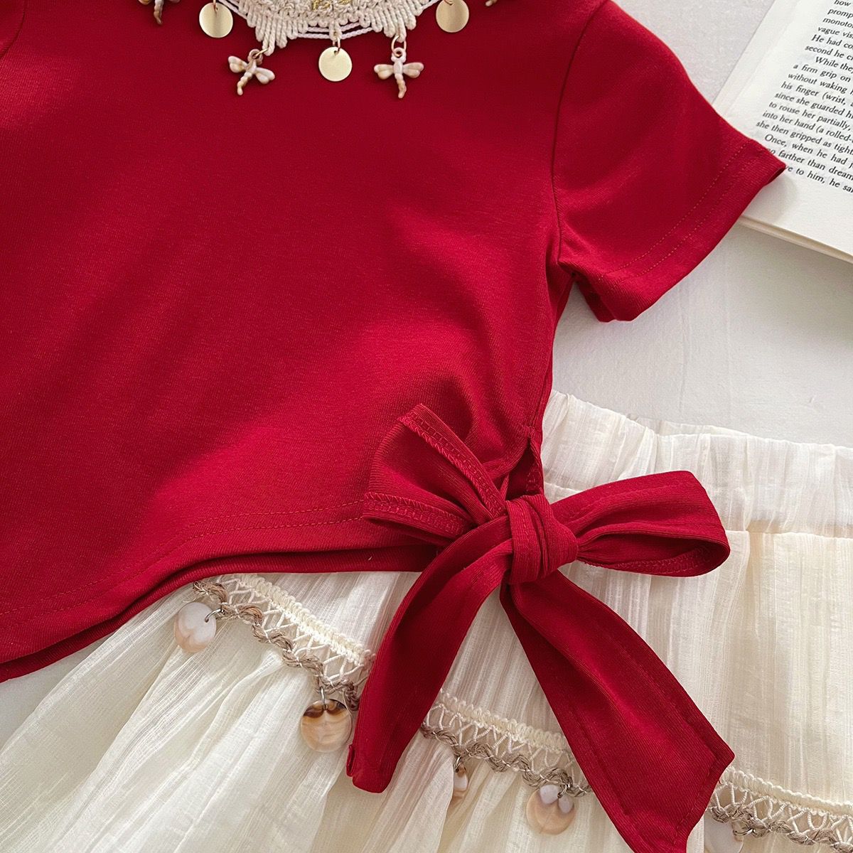 Conjunto Infantil Feminino Pingentes