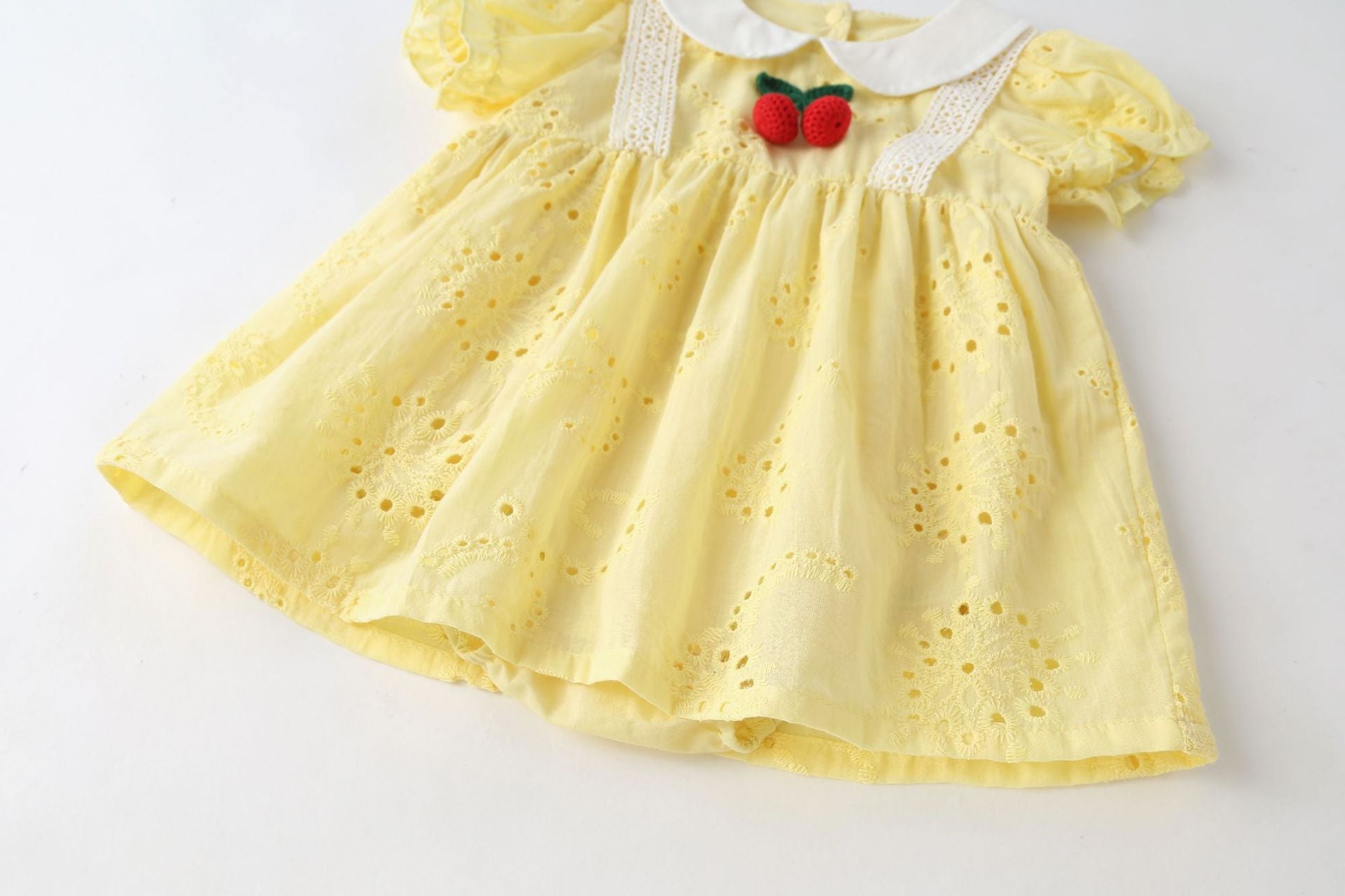 Vestido Infantil Lese Cerejinhas