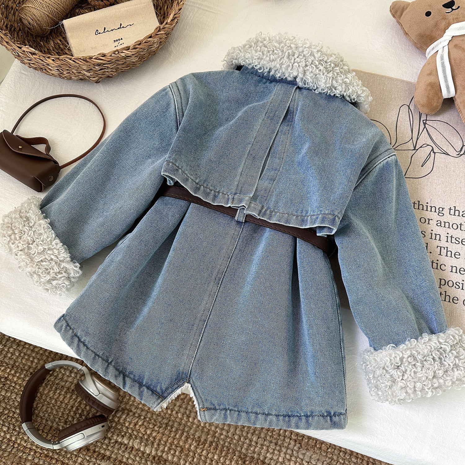 Vestido Infantil Jeans Inverno