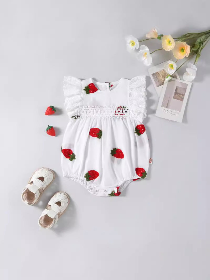 Body Infantil Feminino Moranguinhos