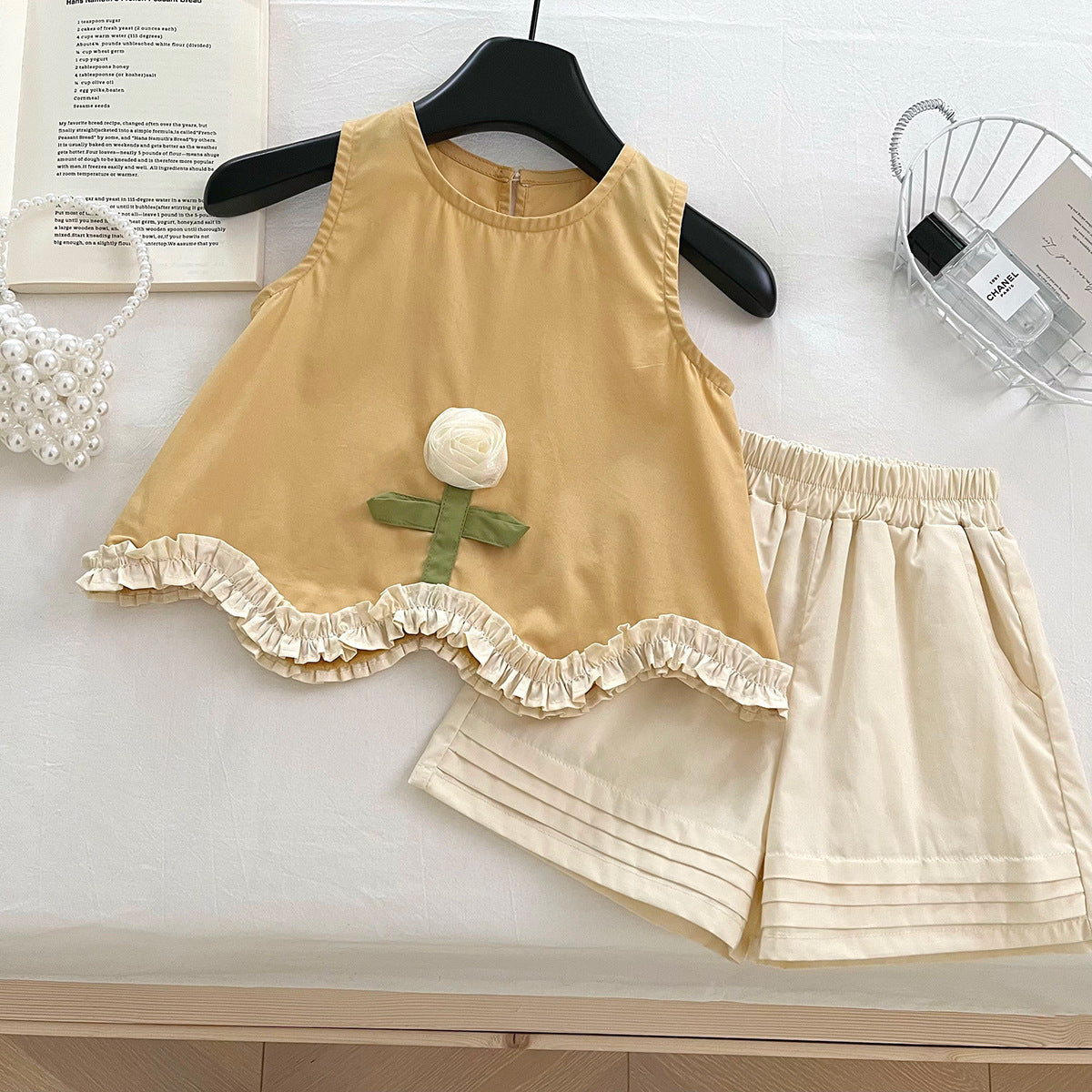 Conjunto Infantil Feminino Verão Florzinha