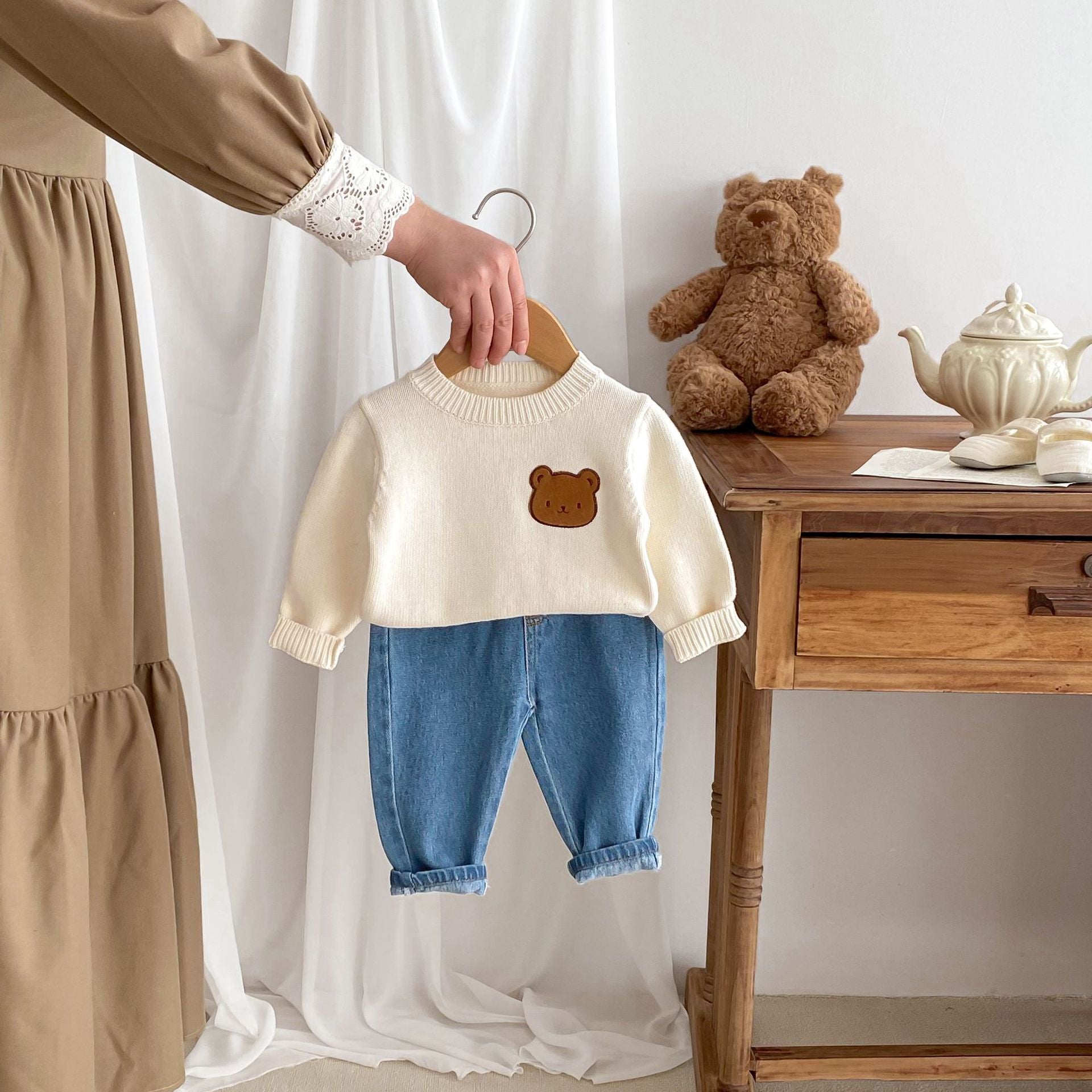 Blusa de Tricõ Ursinho