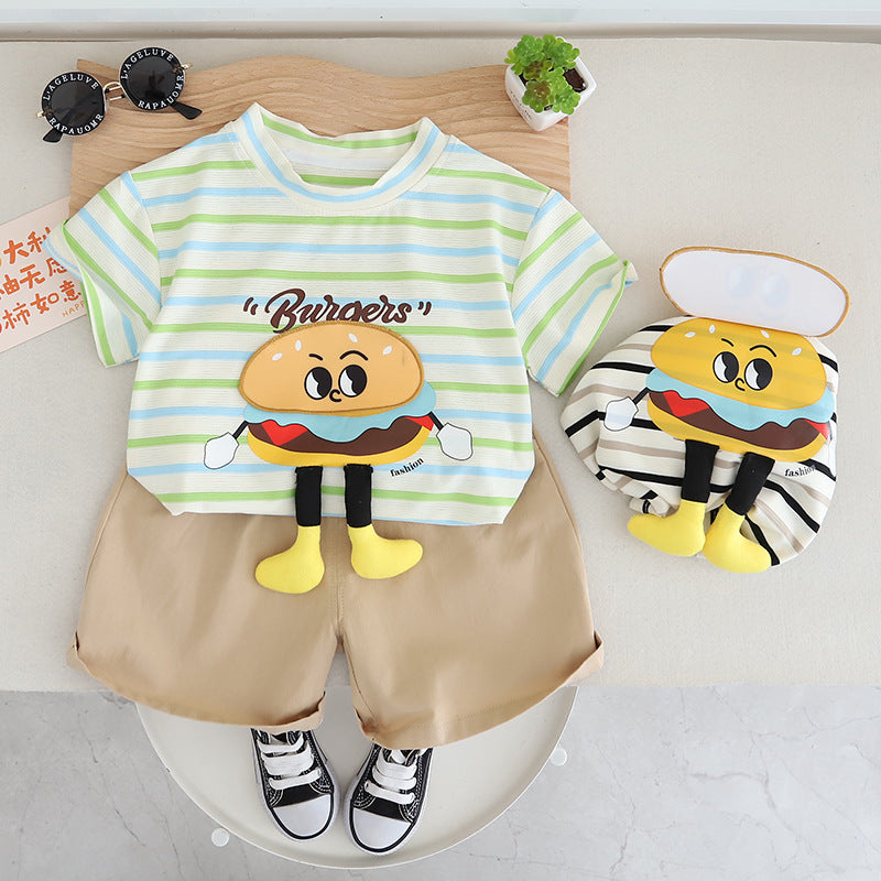 Conjunto Infantil Mascculino Hambúrguer