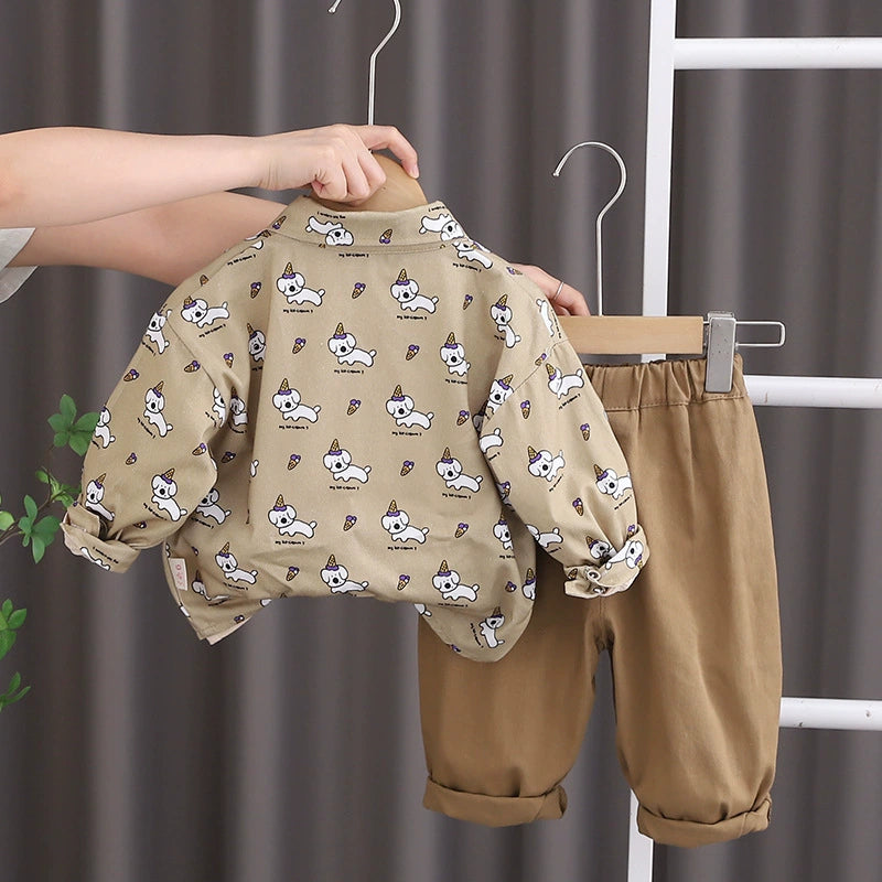 Conjunto Infantil 3 Peças Cachorrinho