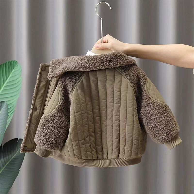 Casaco Infantil Masculino Acolchoado e Pelinhos