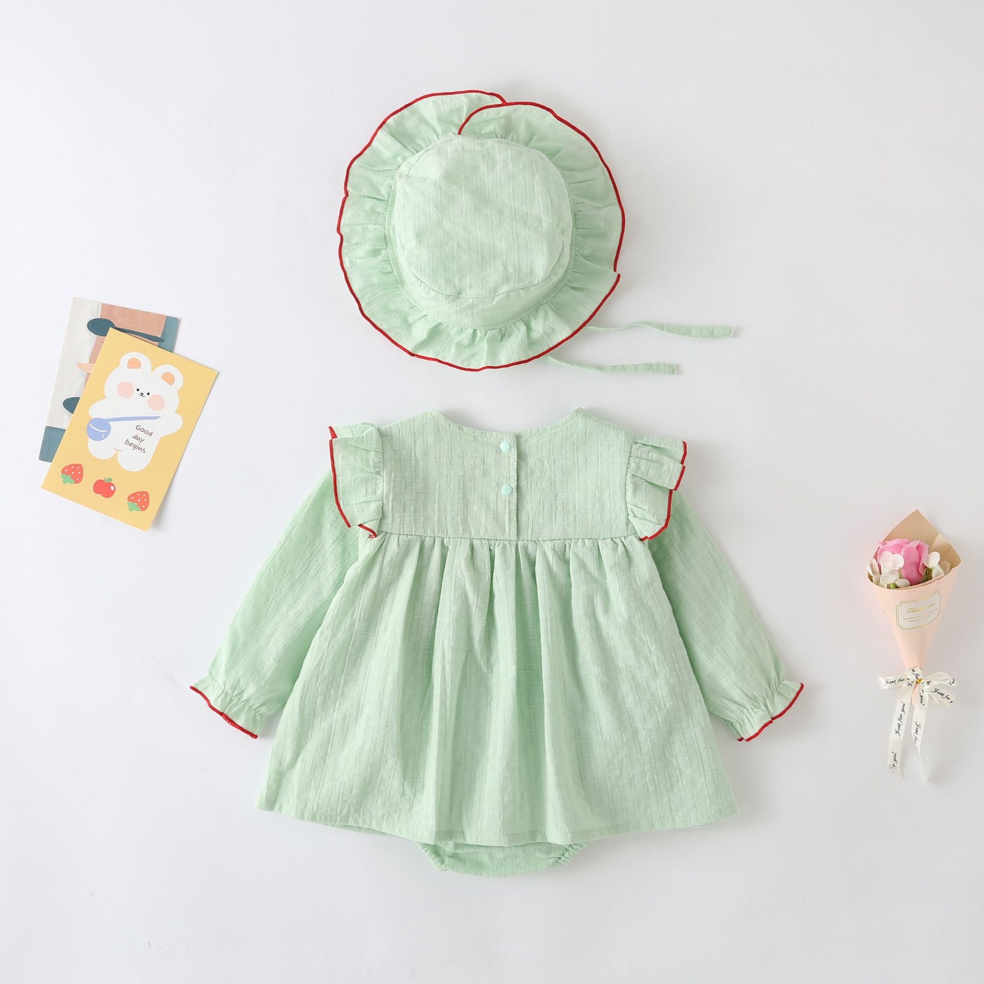 Vestido Infantil Coelhinho + Chapéu