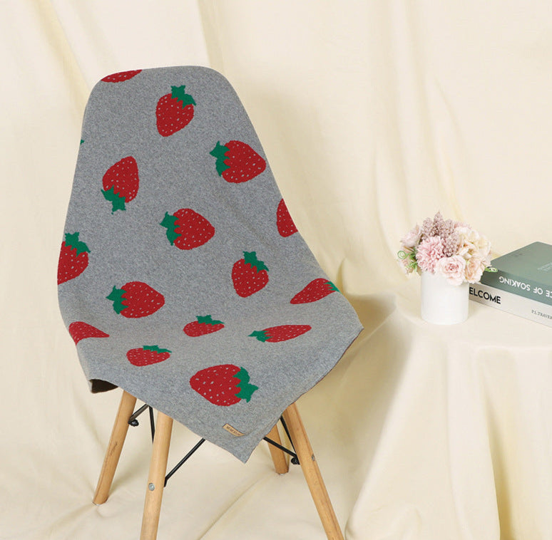 Manta Infantil Morangos