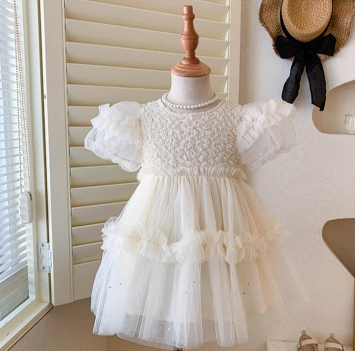 Vestido Infantil De Festa Tule Bufante