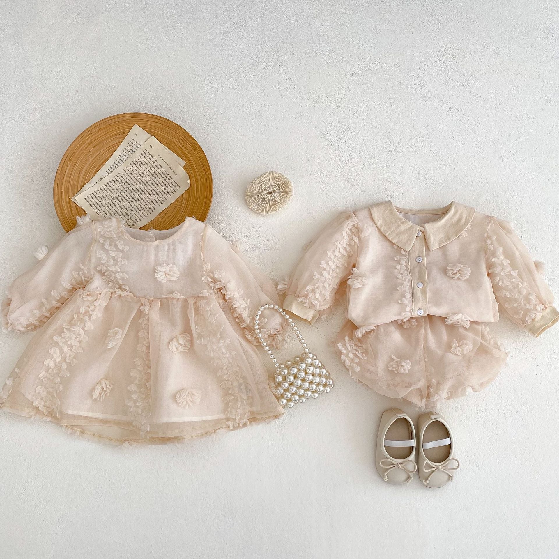 Vestido/ Conjunto Infantil Flores