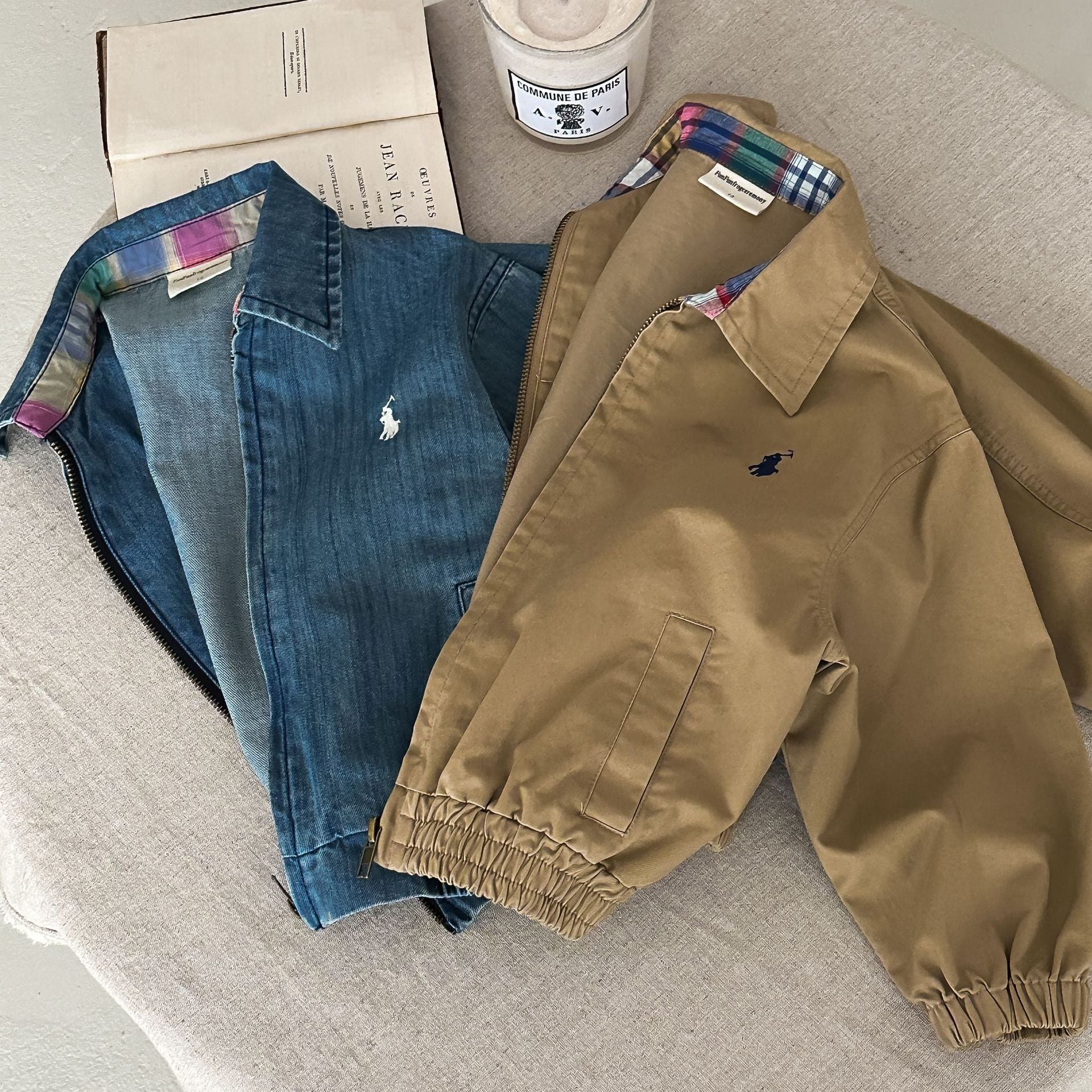 Jaqueta Infantil Masculina Bolsinhos Cavalinho