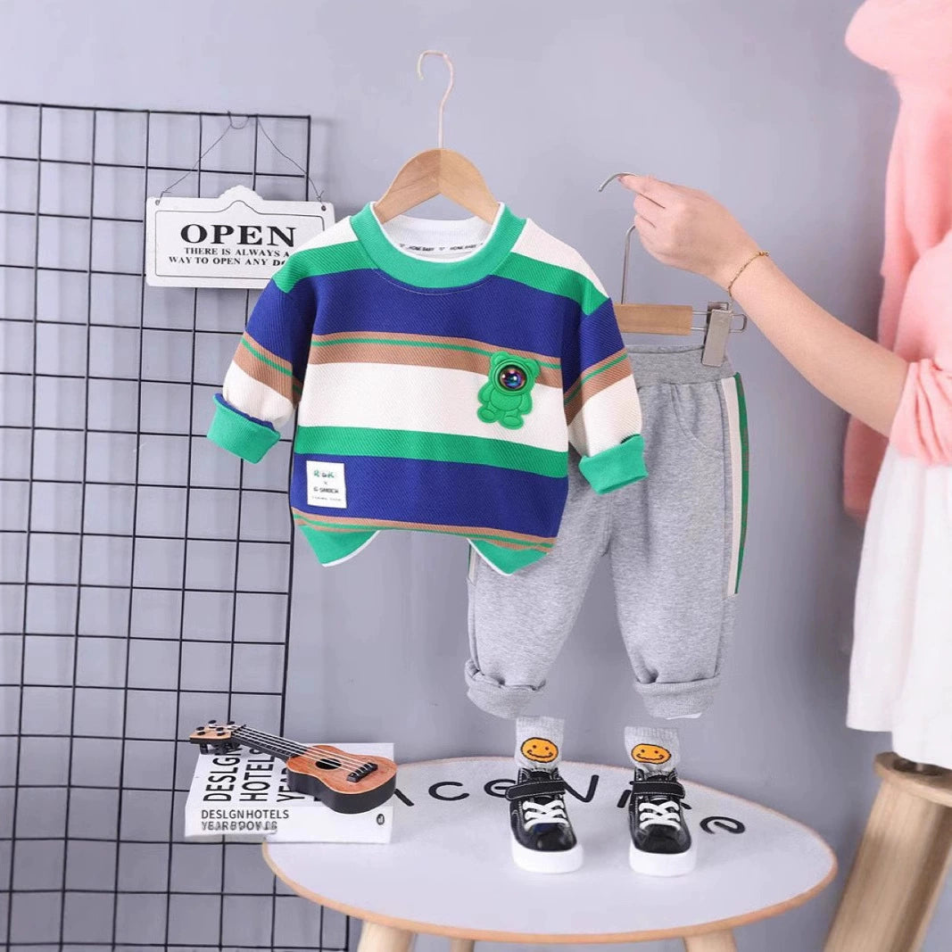 Conjunto Infantil Masculino Lístras Astronauta