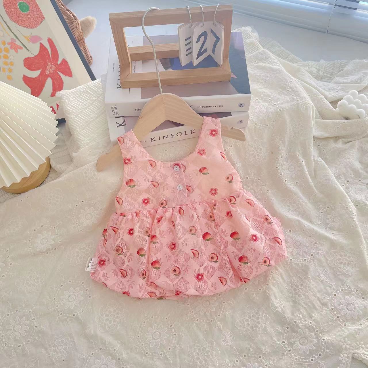 Conjunto Infantil Feminino Rosa Florzinhas