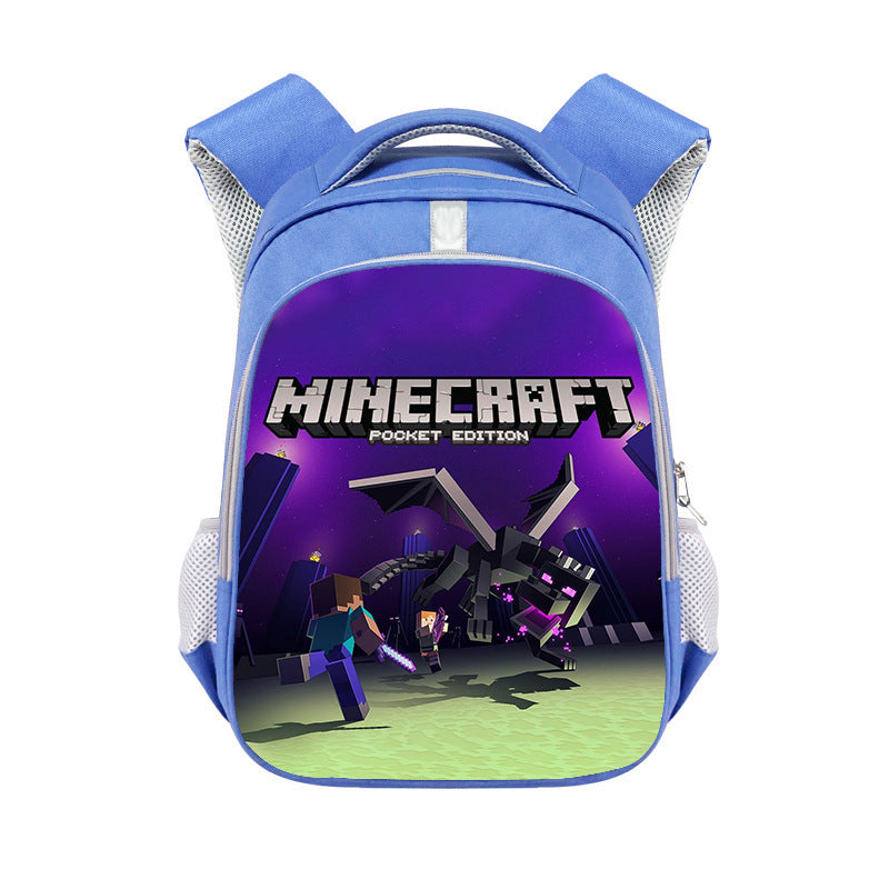 Mochila Escolar Infantil Minecraft