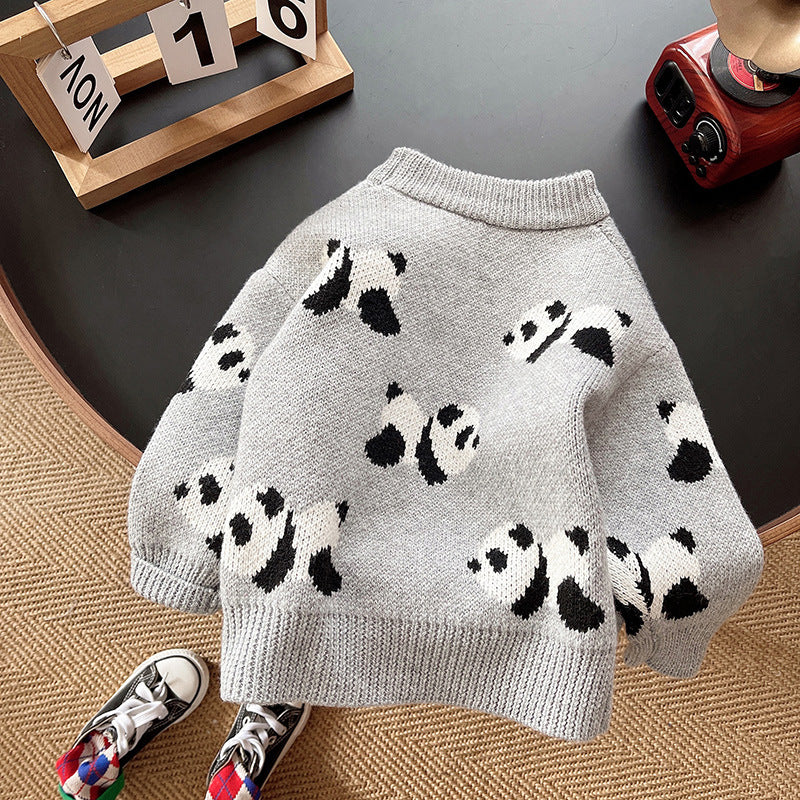 Blusa Infantil Tricô Pandinha