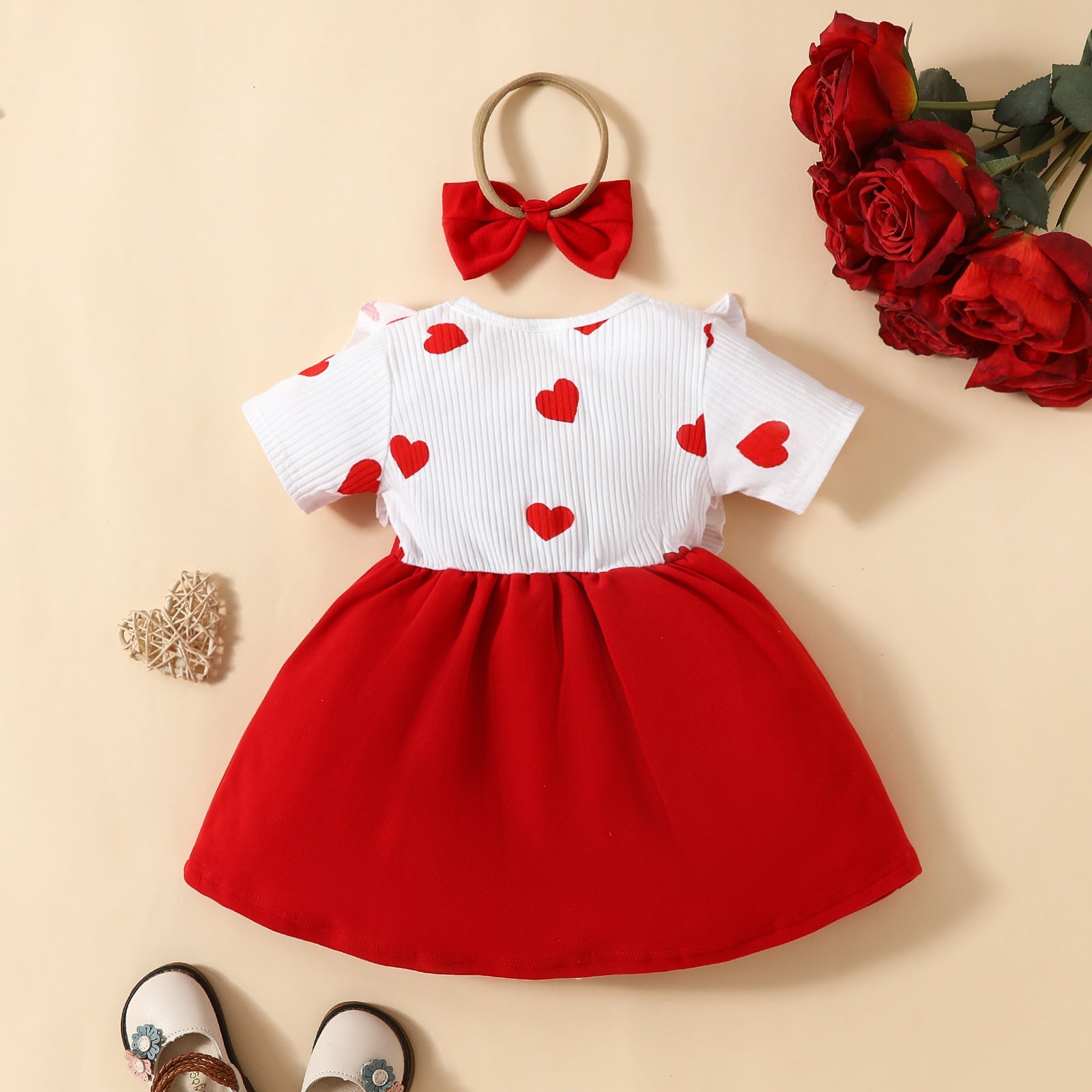 Vestido Infantil Coraçõeszinhos