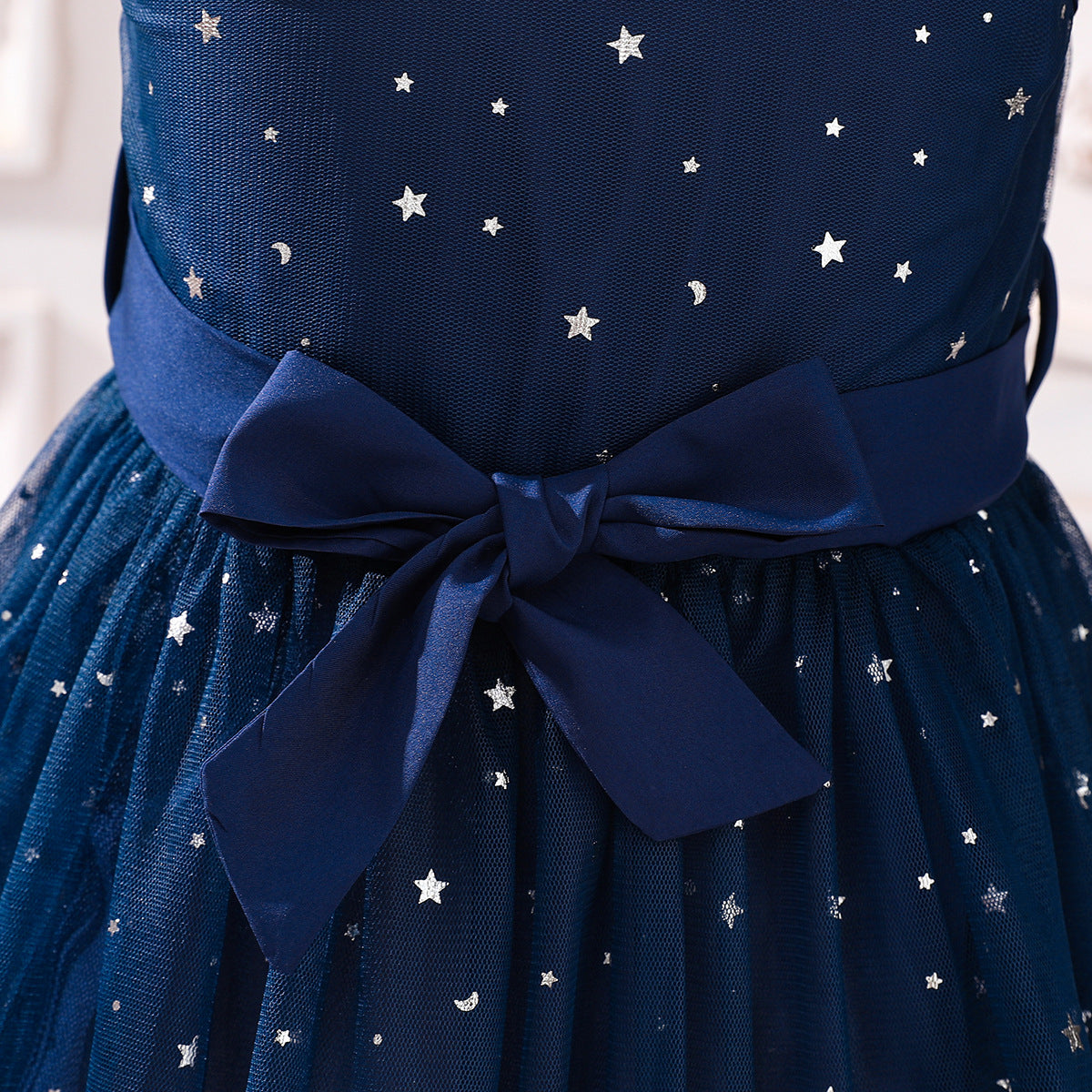 Vestido Infantil Estrelinhas Tule