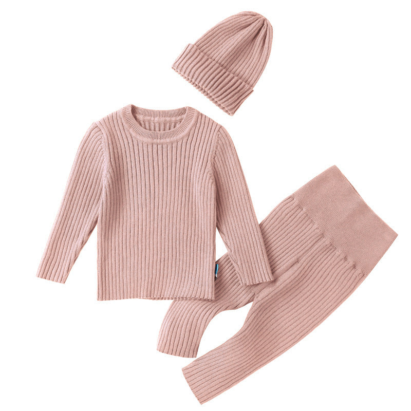 Conjunto Infantil 3 Peças Inverno Lã