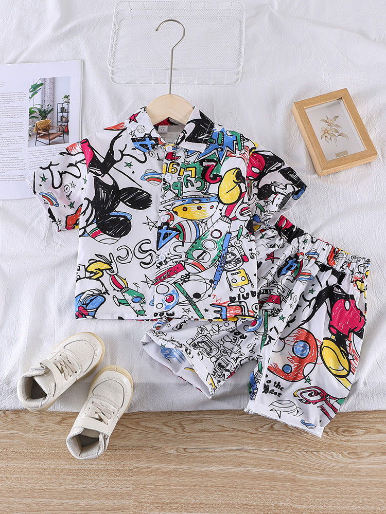 Conjunto Infantil Masculino Espaço Mickey