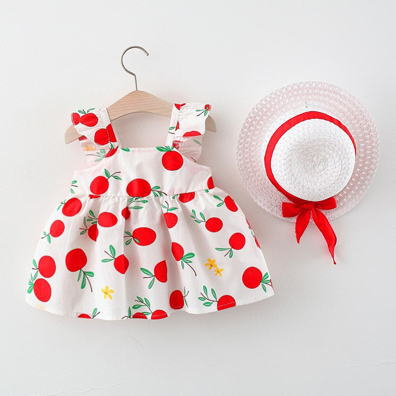 Vestido Infantil Verão Frutinhas