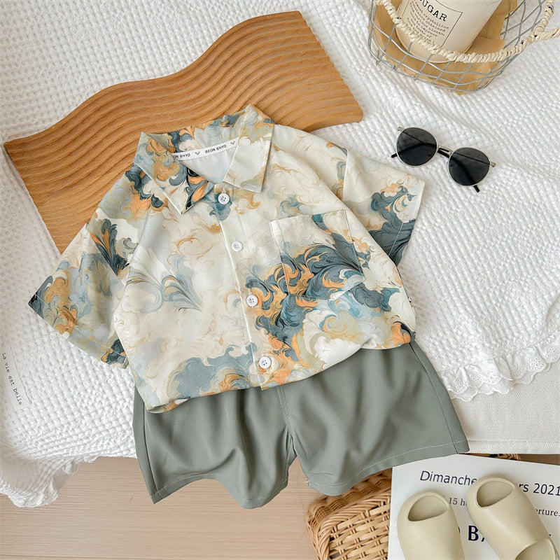 Conjunto Infantil Masculino Verão Estampas