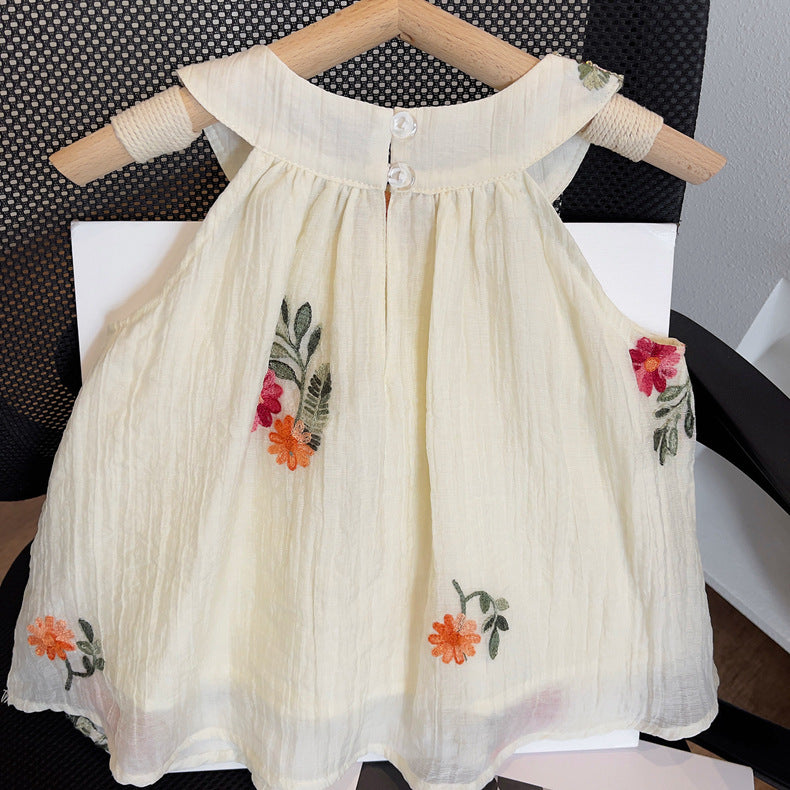 Conjunto Infantil Feminino Verão Florzinhas