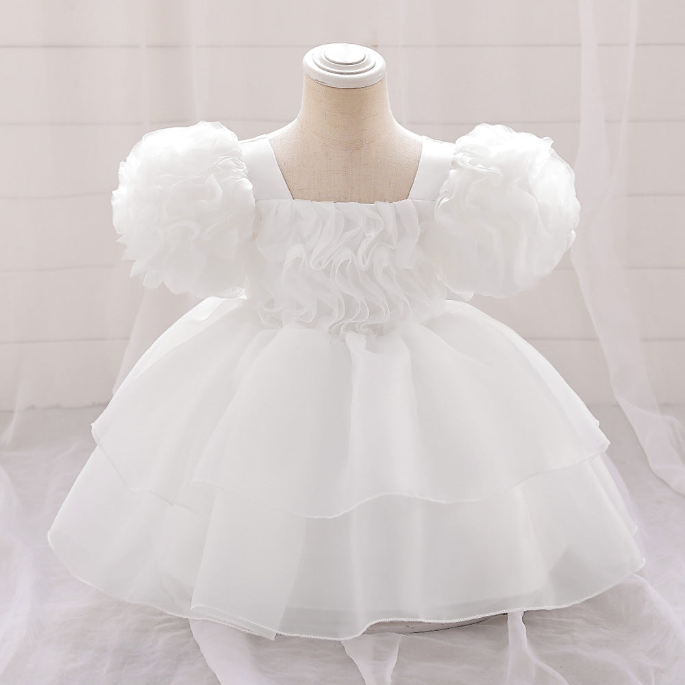 Vestido Infantil Tule Bufante