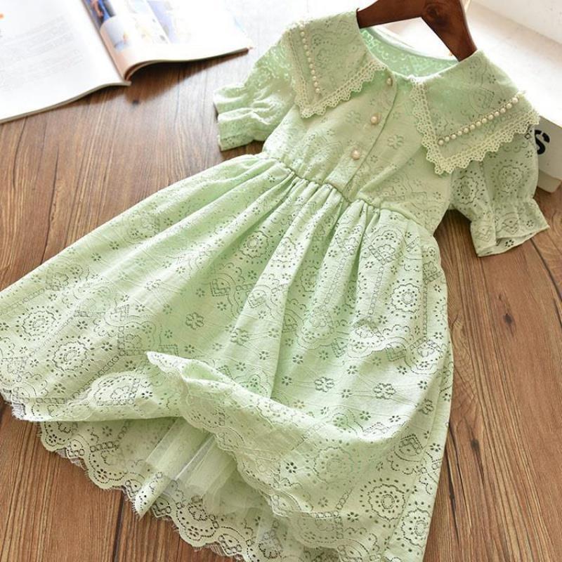 Vestido Infantil Pérolas Rendadinho