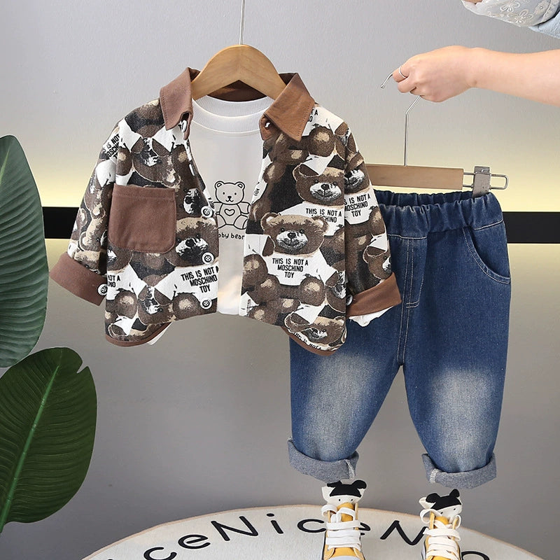 Conjunto Infantil 3 Peças Ursinho