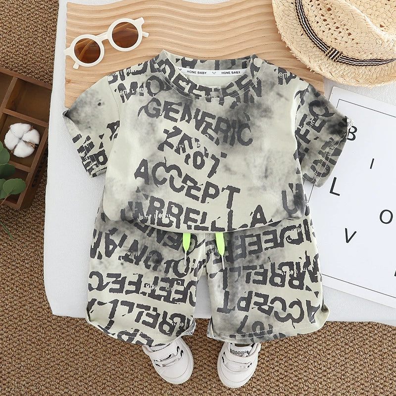 Conjunto Infantil Masculino Letras