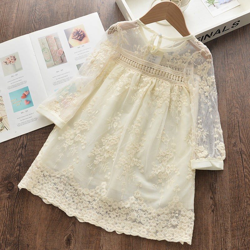 Vestido Infantil Rendado