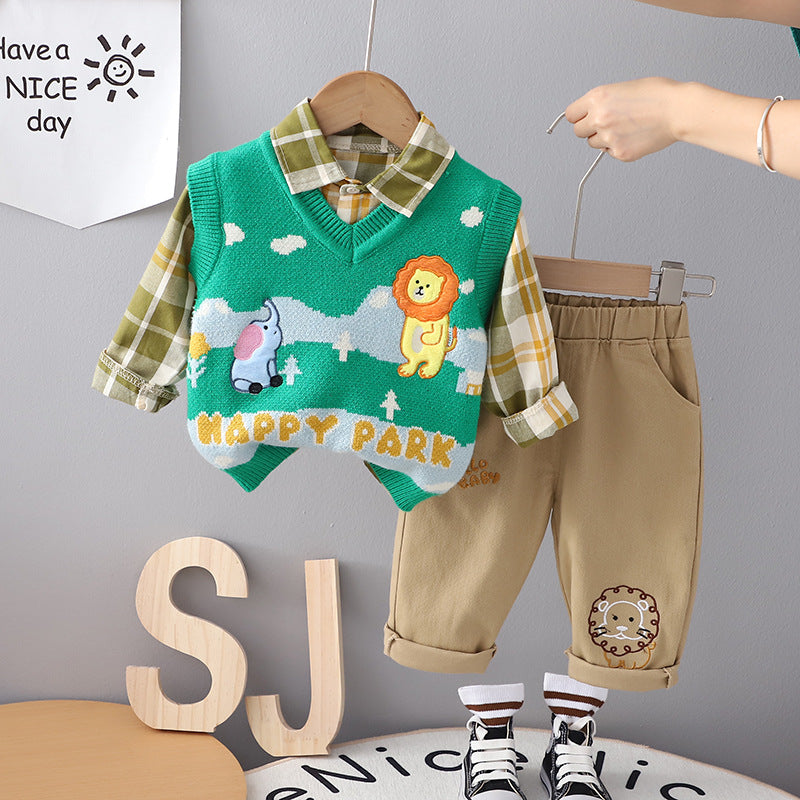 Conjunto Infantil 3 Peças Animais