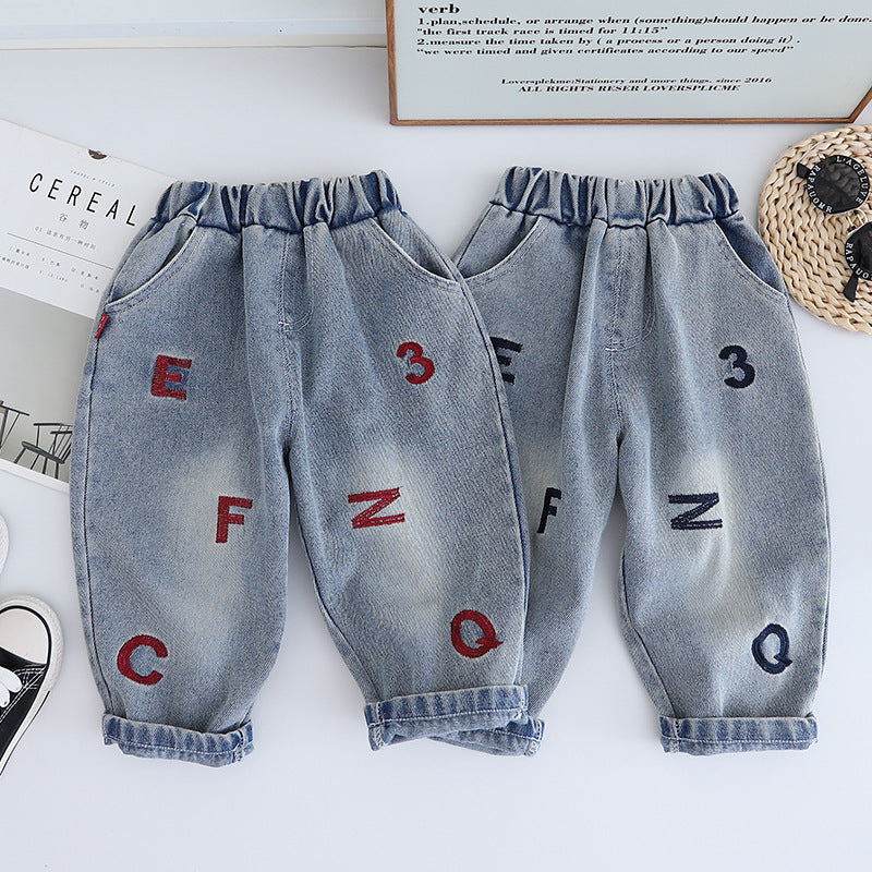 Calça Infantil Jeans Letrinhas