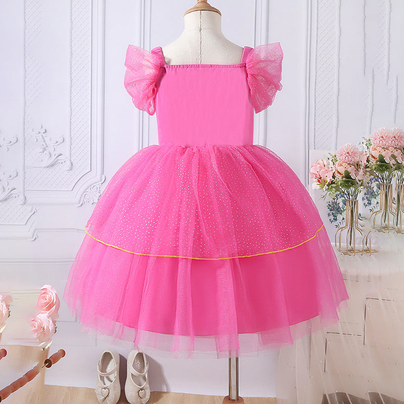 Vestido Infantil Princesa Brilhante