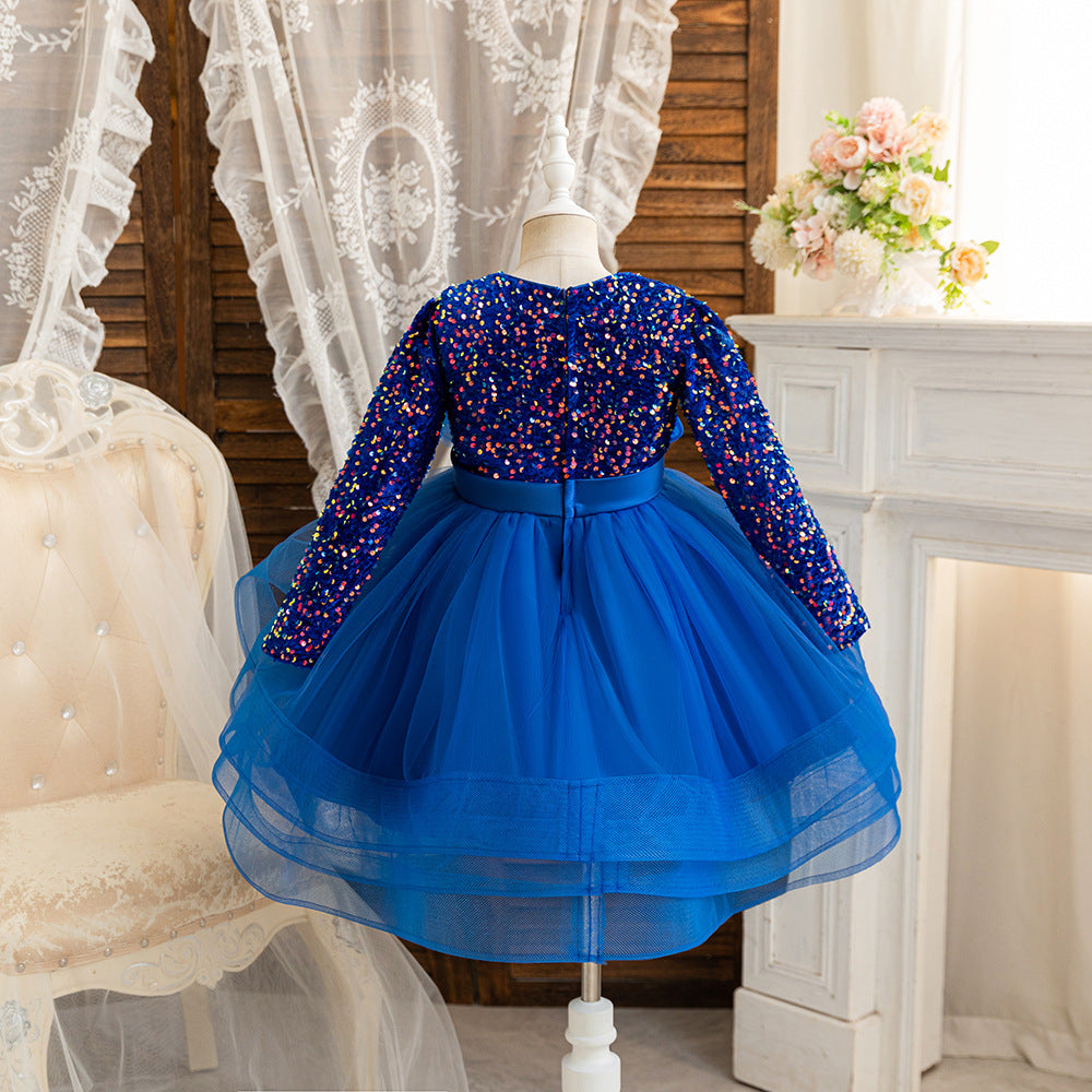 Vestido Infantil De Festa Brilhante