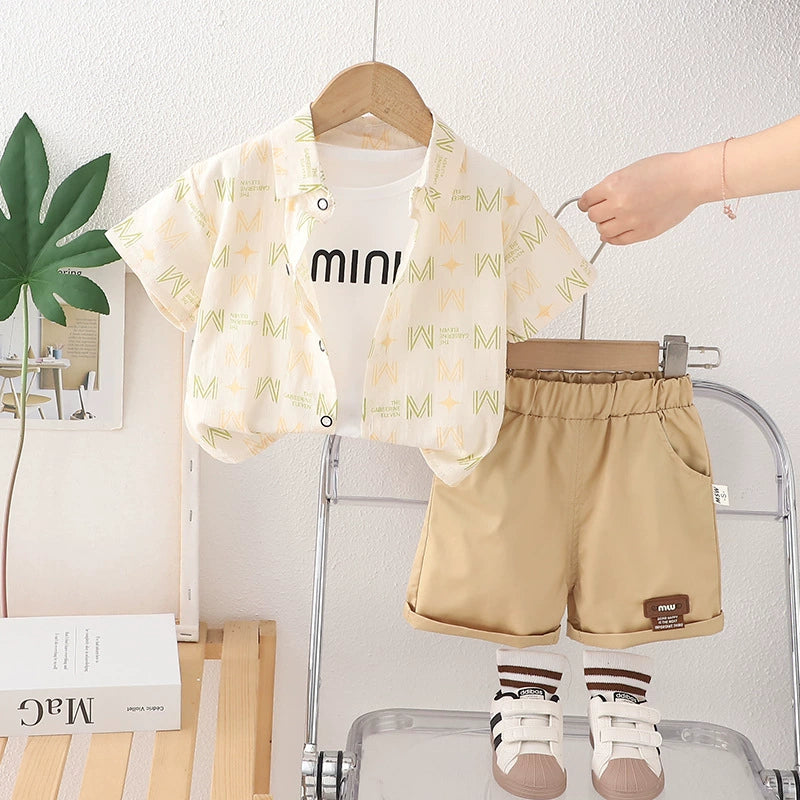 Conjunto Infantil Masculino M Verão