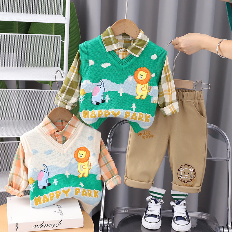 Conjunto Infantil 3 Peças Animais