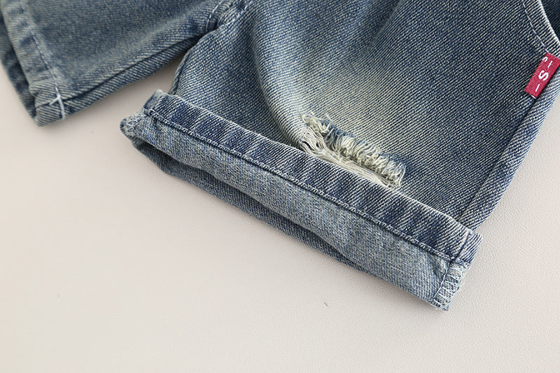 Conjunto Infantil Masculino Letras e Jeans