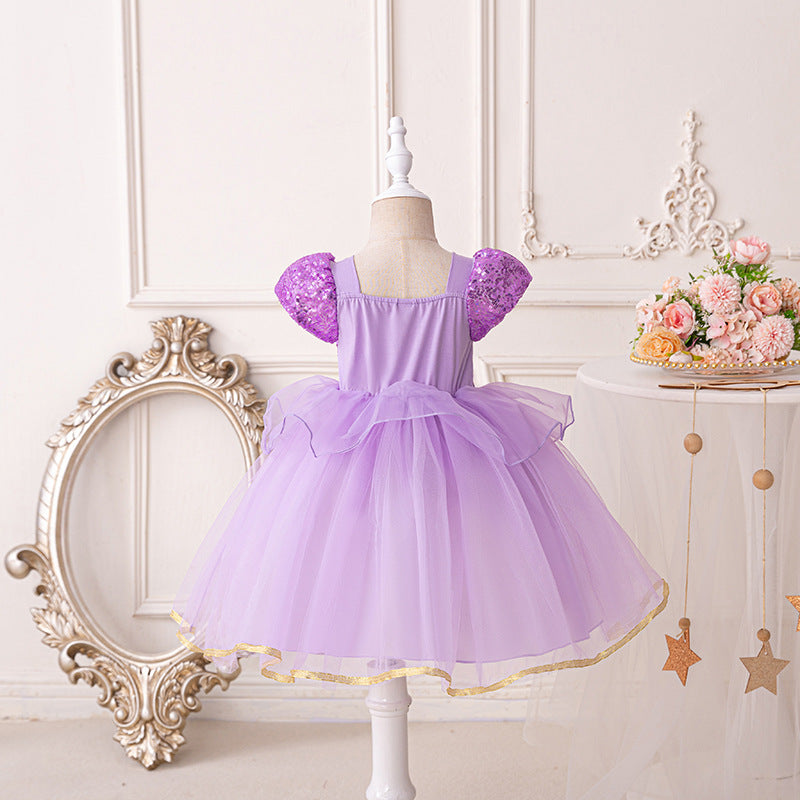 Vestido Infantil Princesa Sophia