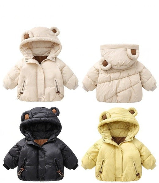 Jaqueta Infantil Puffer Orelhinhas