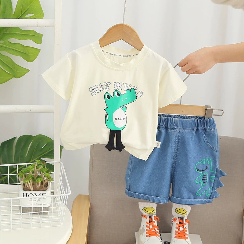 Conjunto Infantil Masculno Crocodilo