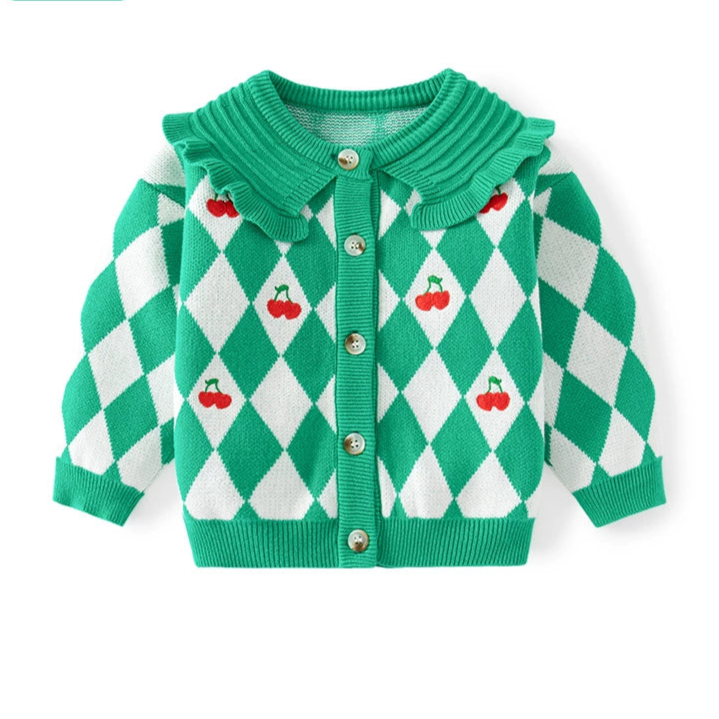 Casaco Infantil Feminino Cerejinhas