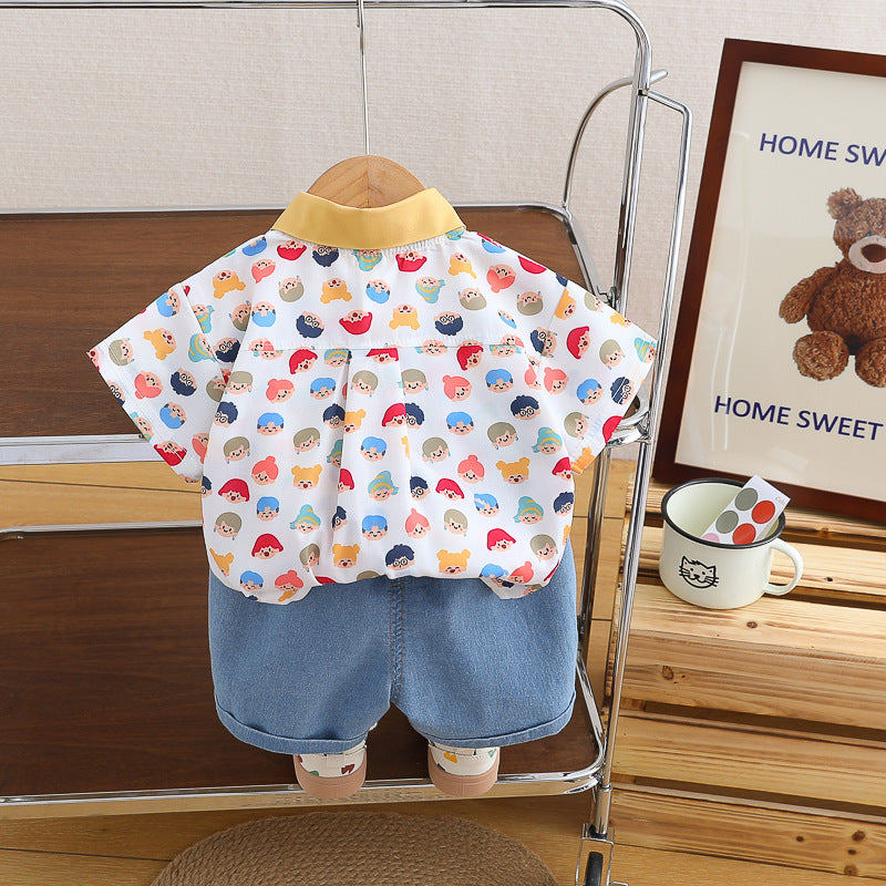 Conjunto Infantil Camisa Polo e Jeans