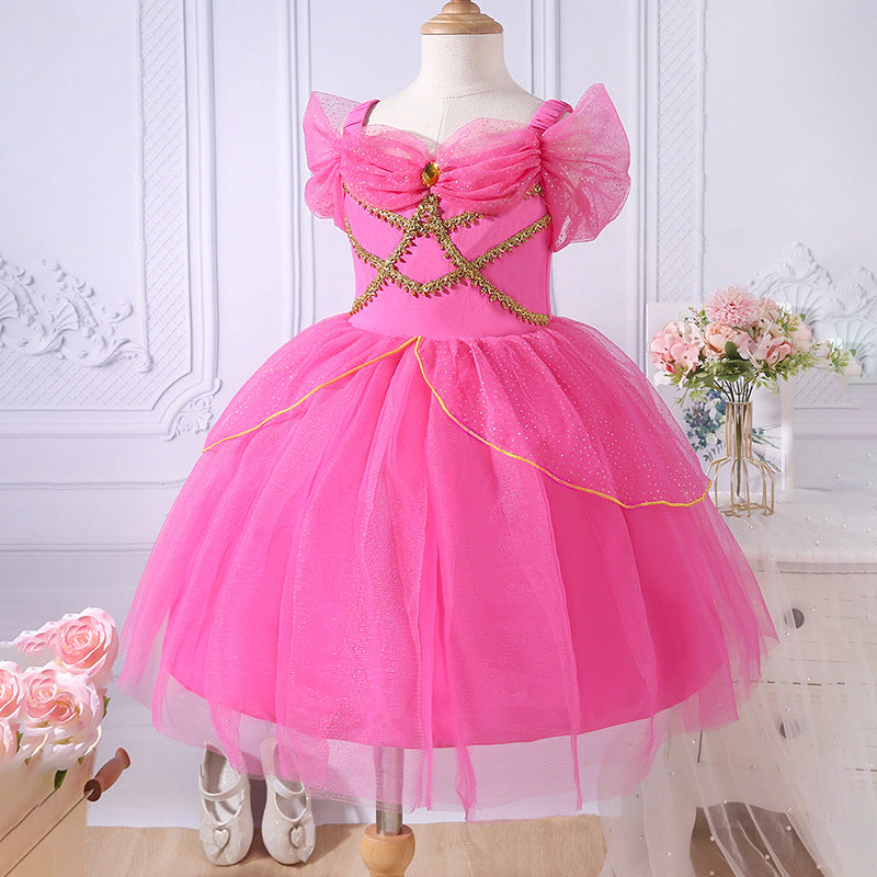 Vestido Infantil Princesa Brilhante