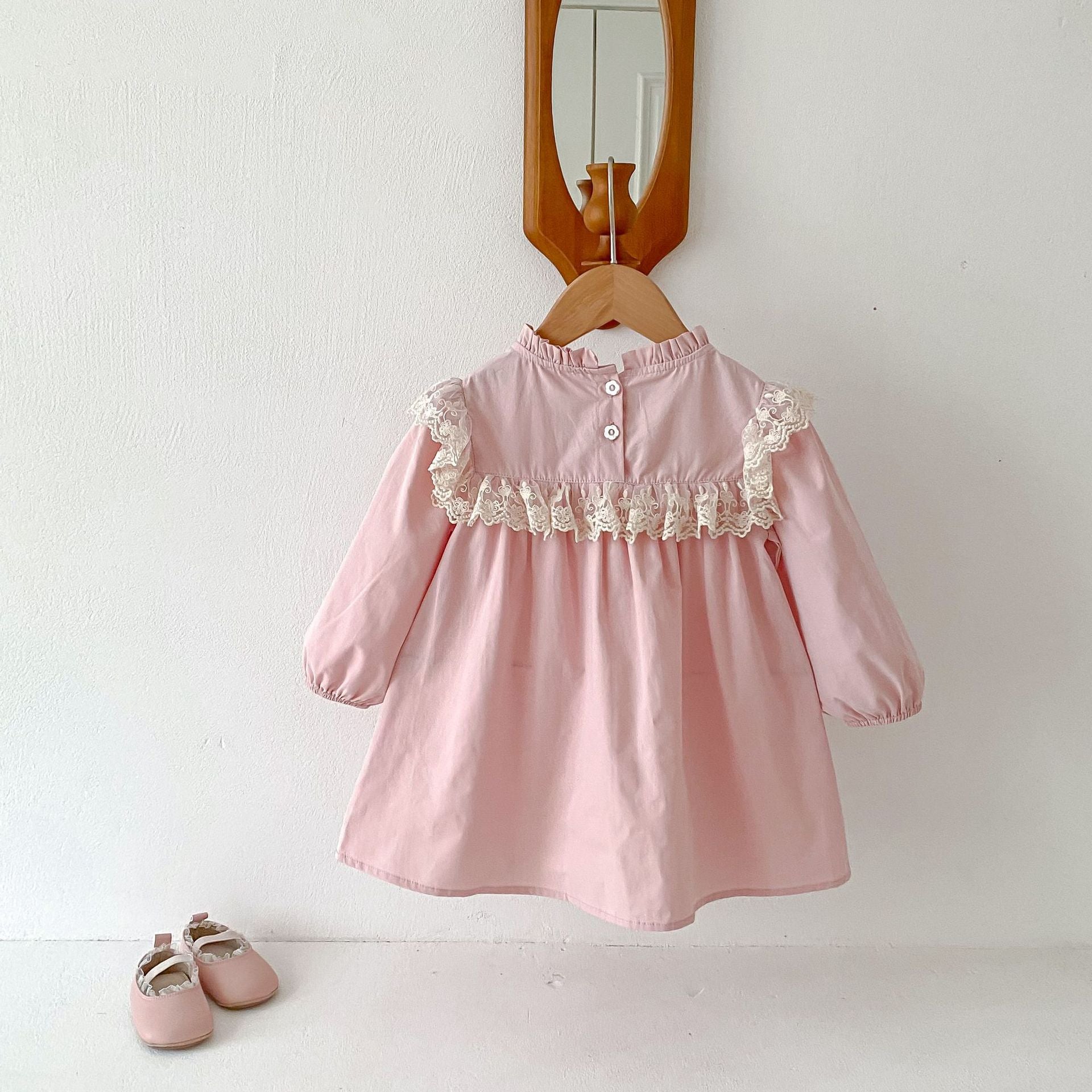 Vestido Infantil Bordadinho Lacinho