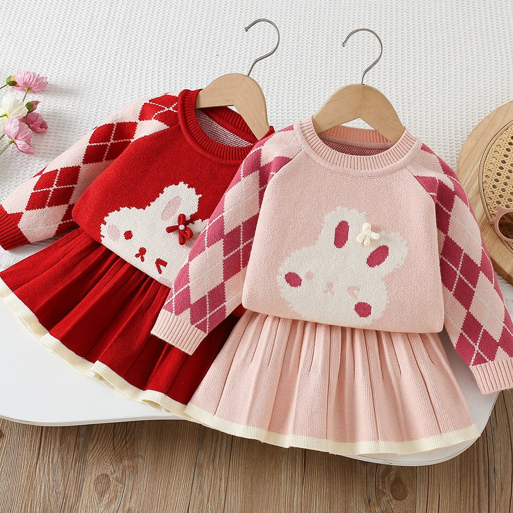 Conjunto Infantil Tricô Coelhinho