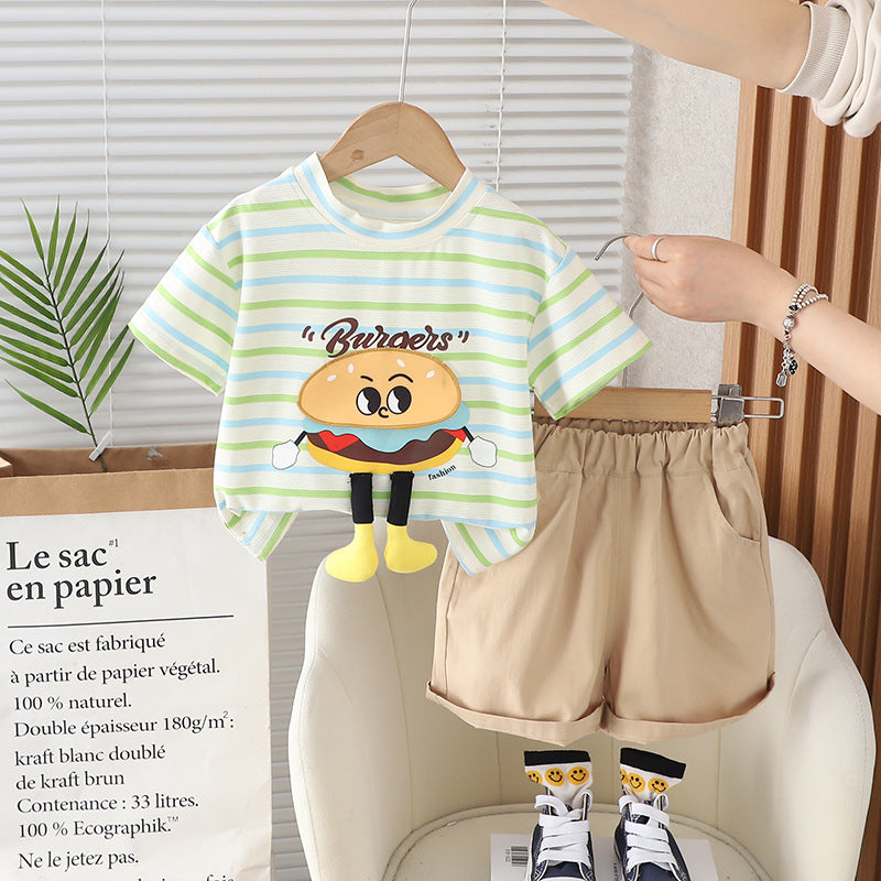 Conjunto Infantil Mascculino Hambúrguer