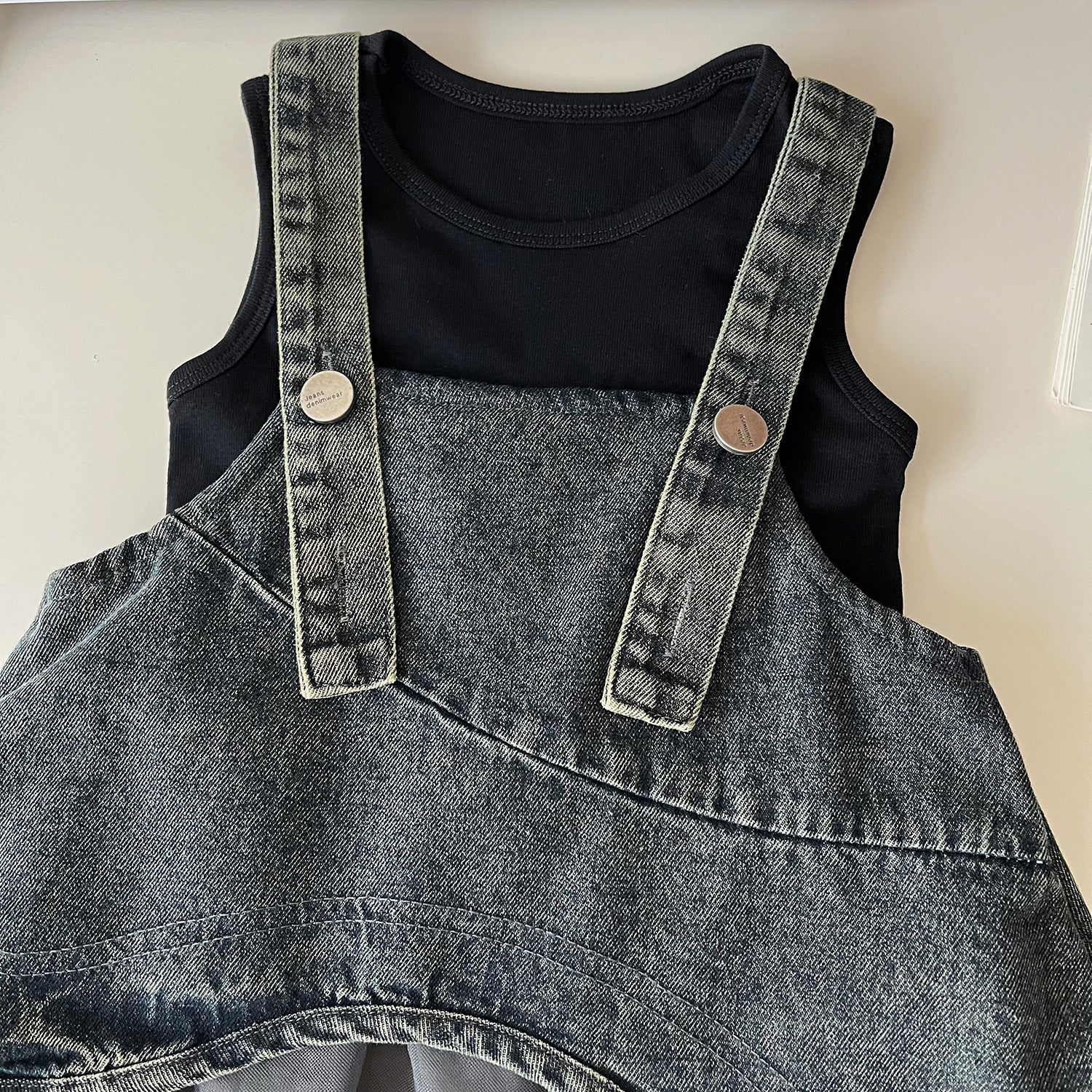 Vestido Infantil Jeans Moderno