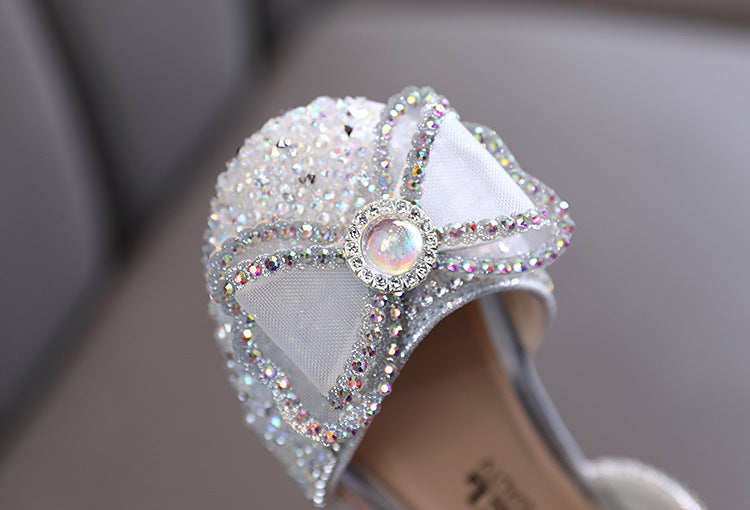 Sapato Infantil Feminino Lacinho Strass