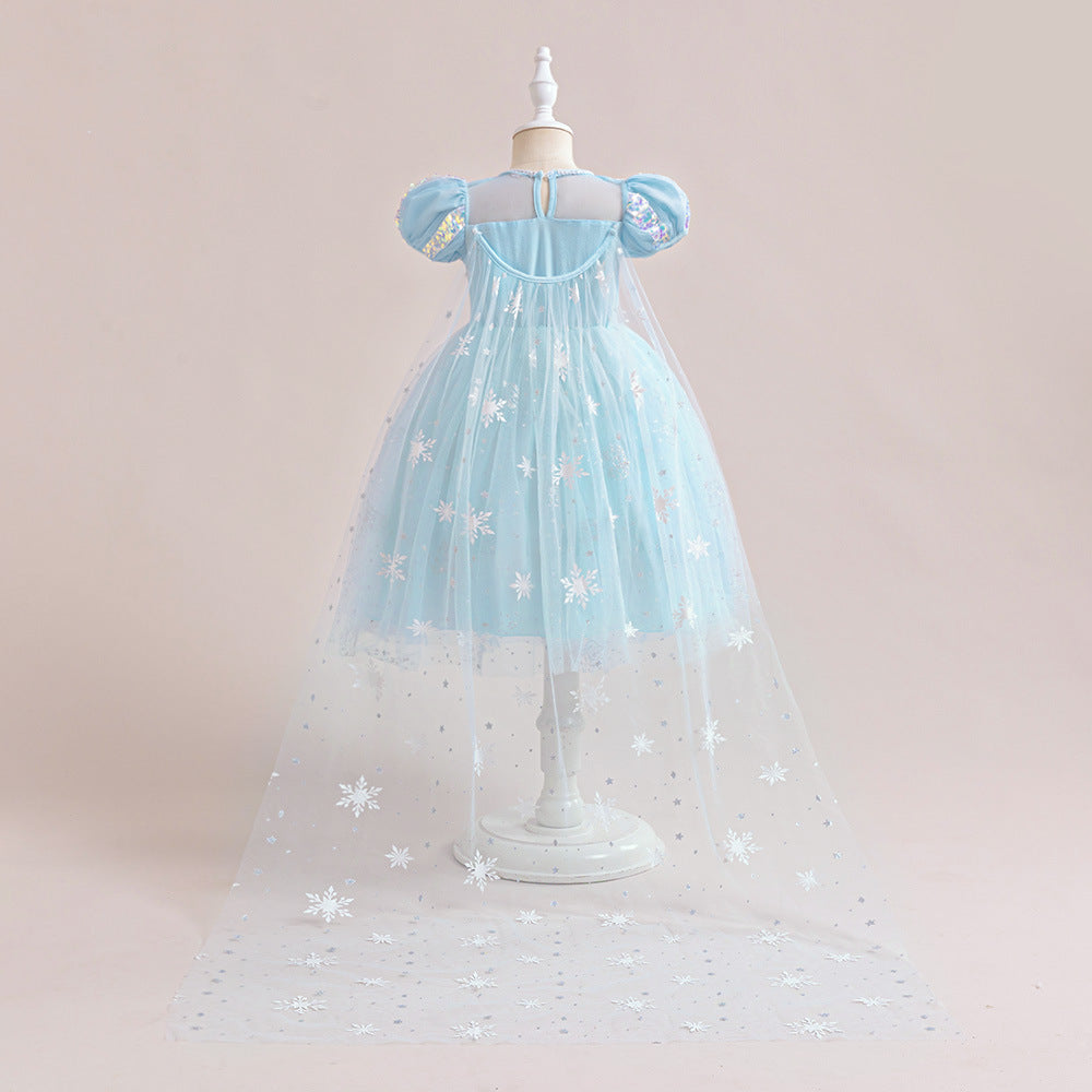 Vestido De Festa Infantil Princesa Brilhante