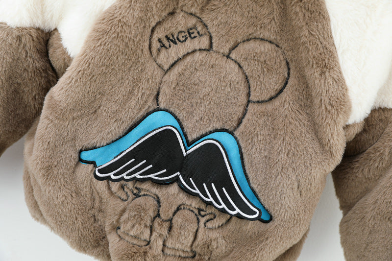 Casaco Infantil Plush Lã Asinha